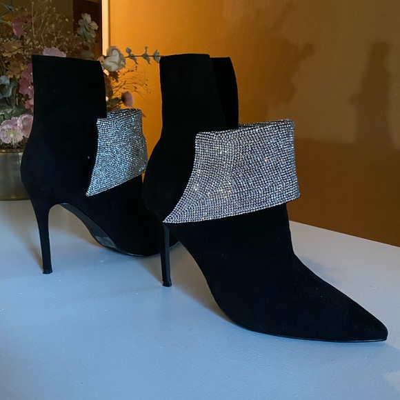 Black and crystal size 9 heals - Picture 4 of 5